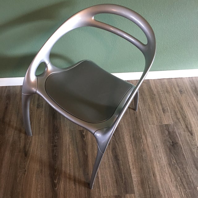 Ross Lovegrove Bernhardt Design Silver Modern Stacking Go Chair Chairish
