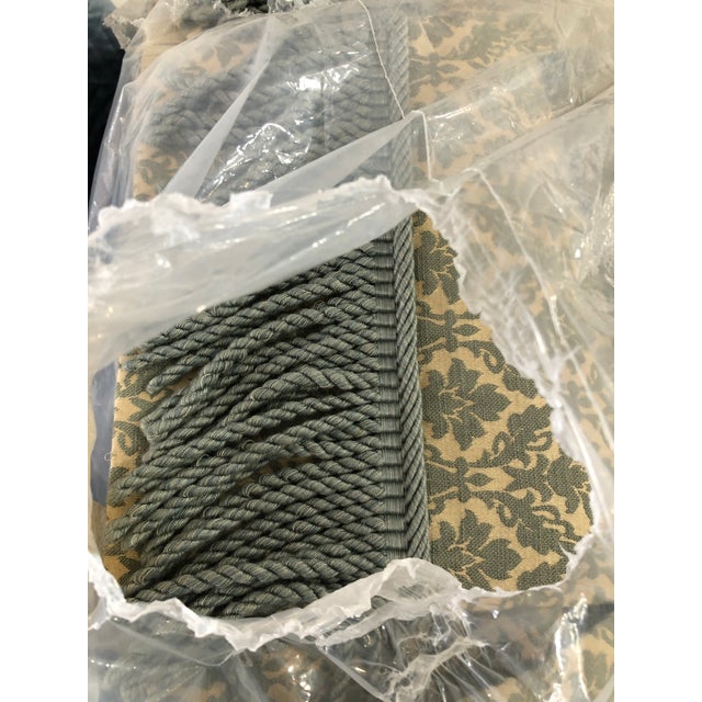 English Contemporary Oversized ottoman on Casters For Sale - Image 3 of 3