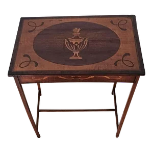 Neoclassical Dutch Side Table Inlaid With Mixed Woods, Circa 1840