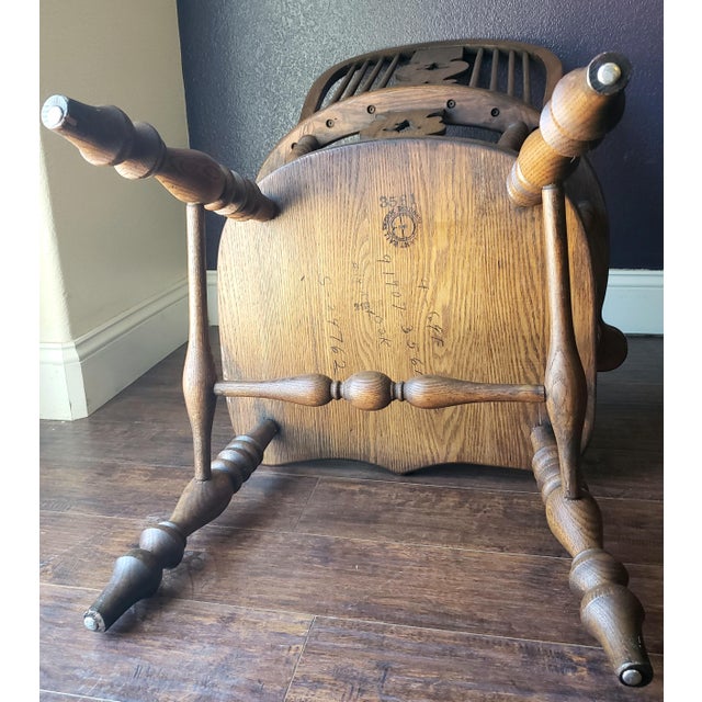 1964 Conant Ball Colonial Revival Windsor Armchair (Model 3561) For Sale In Los Angeles - Image 6 of 9