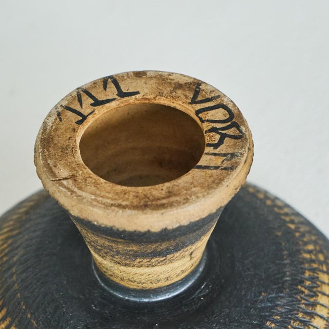 Mid-Century Modern Studio Pottery Pedestal Bowl, 1940s For Sale - Image 10 of 11