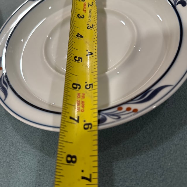 1980s 1980s Vintage Dansk Bistro Cup Plates - Set of 6 For Sale - Image 5 of 7