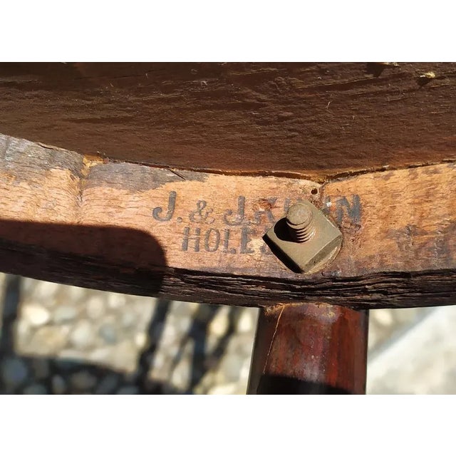 Maroon Chairs from Jacob & Josef Kohn, 1910, Set of 3 For Sale - Image 8 of 10