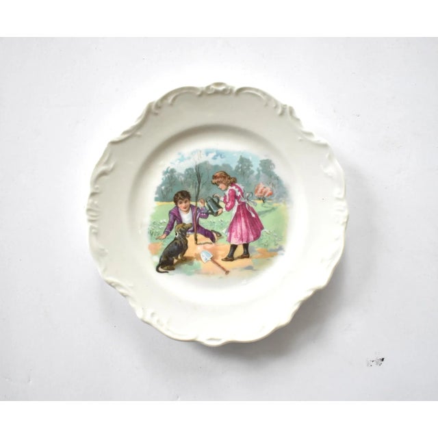 Antique Children's Plates - Set of 4 For Sale In San Francisco - Image 6 of 9
