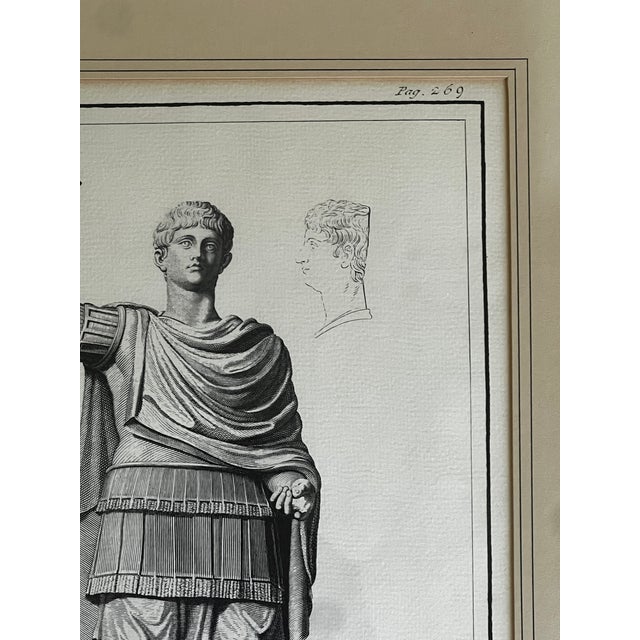Printmaking Materials Pair of Original Etchings of Ancient Roman Statues,18th Century Attributed to Pietro and Ferdinando Campana For Sale - Image 7 of 18