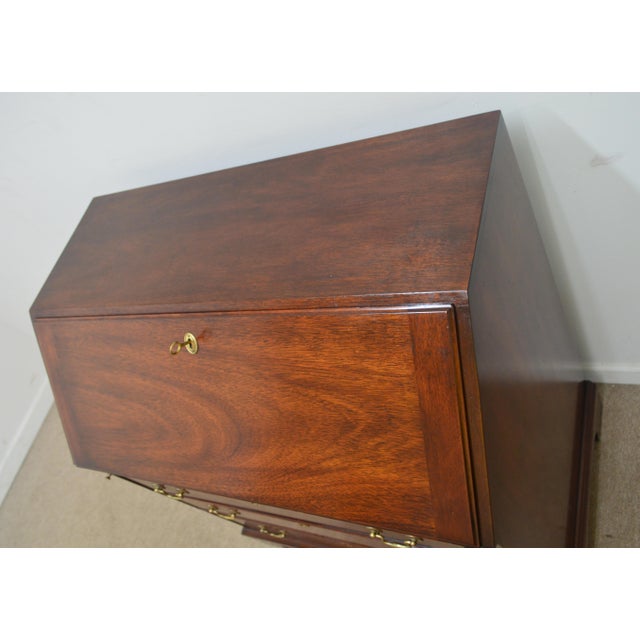 Henkel Harris Henkel Harris Mahogany Secretary Desk For Sale - Image 4 of 15