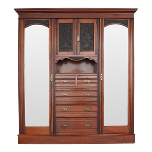 Antique Ralph Johnson of Warrington Compactum Wardrobe