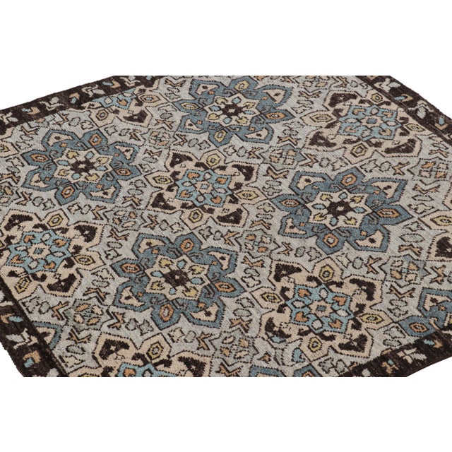 Hand-knotted in a special blend of Ghazni wool, this 4x4 rug represents the custom-classics Burano Collection by Rug &...