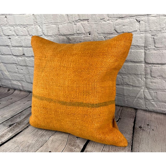 Vintage Pillow Case Turkish Hemp Pillow Decorative Hemp Pillow Dry cleaning only. PILLOW INSERT IS NOT INCLUDED