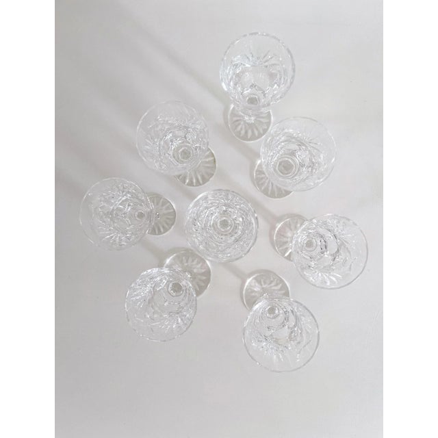 1980s Waterford Crystal "Ashling" Cordial Glasses- Set of 8 For Sale In Houston - Image 6 of 8