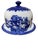 This is a Staffordshire Ironstone Cheese Dome. It is decorated with roses on 4 sides. The dome has 3 holes so the cheese...