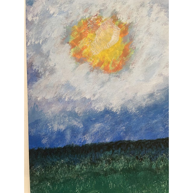 Robert Zeppel-Sperl, Mixed Media on Cardboard, 1987 For Sale - Image 4 of 7