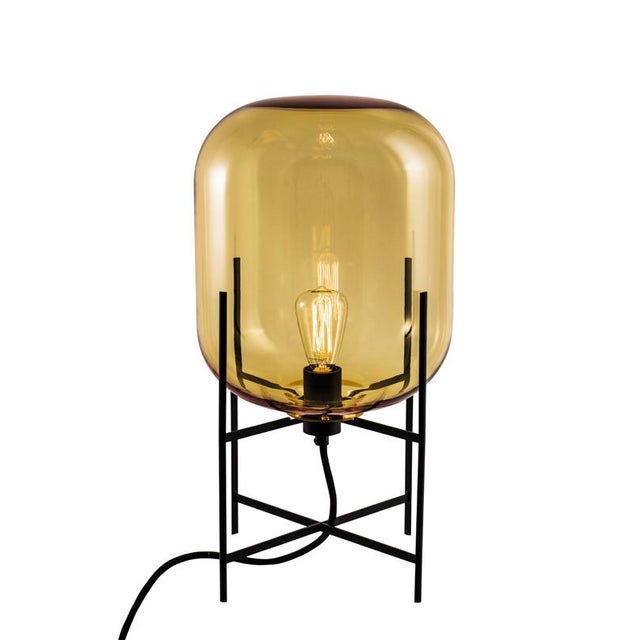 Oda Small in Amber and Black by Sebastian Herkner for Pulpo For Sale - Image 4 of 4