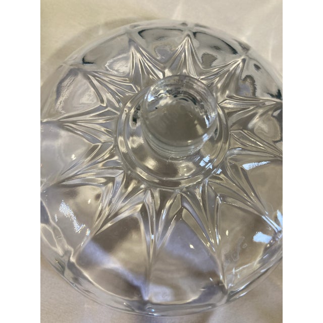 1960s 1960s Vintage Cut Glass Candle Guards, Set of 2 For Sale - Image 5 of 7