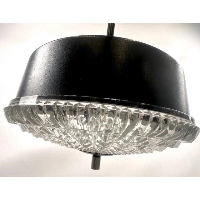 Mid-Century Pendant Lamp from Elektro Instala Jilove U Decina, 1970s For Sale - Image 6 of 10