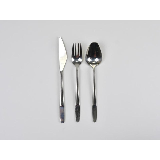 Model 2070 Flatware Cutlery by Helmut Alder for Amboss, Austria, 1960s, Set of 3 For Sale - Image 3 of 13