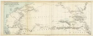 Antique Exploration Map of Australia, 1876