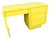 Postmodern Yellow Gloss Laminate Waterfall Desk For Sale