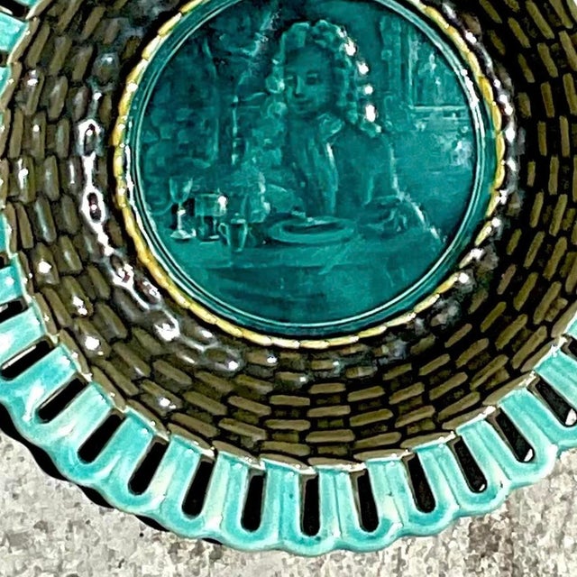 Vintage Regency English Wedgwood Plate For Sale - Image 10 of 13