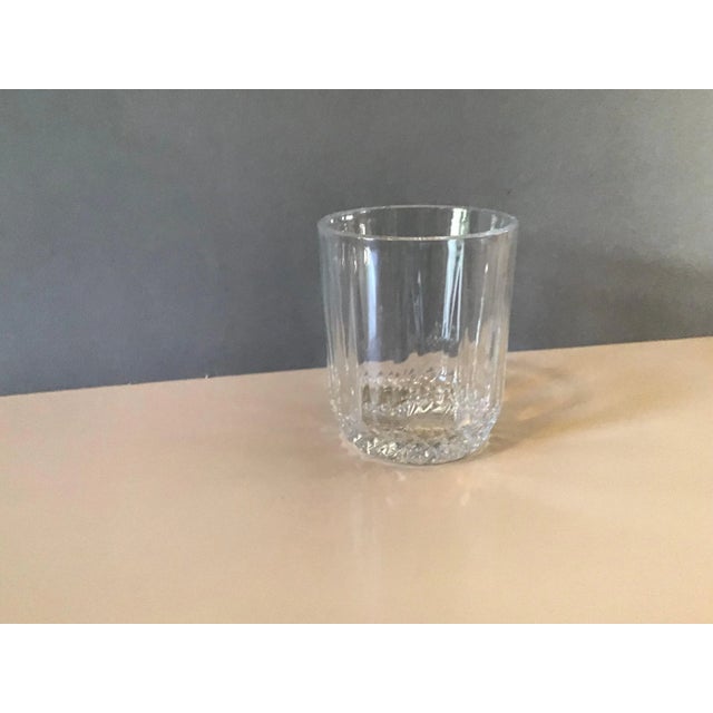 Traditional Vintage Crystal Glass Liquor Decanter Set - 2 Pieces For Sale - Image 3 of 9