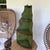 Wood 19th Century European Hand Painted Green Wooden Corner Wall Shelf With Floral Motifs For Sale - Image 7 of 12