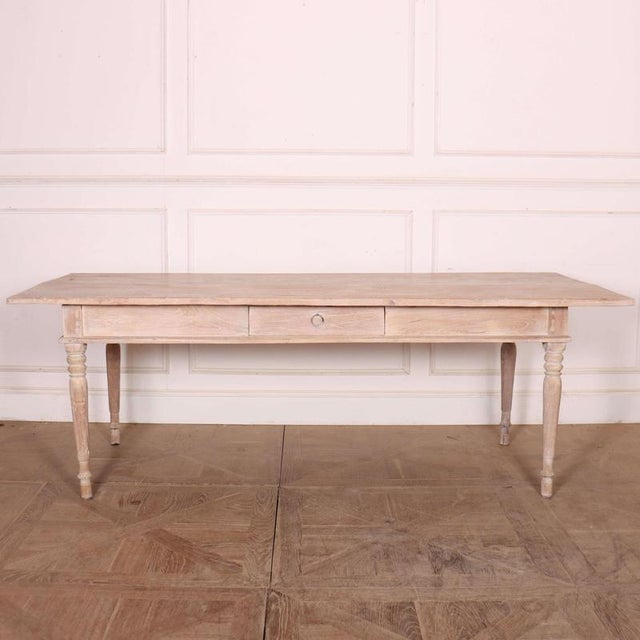 Large Antique Spanish Farmhouse Dining Table in Elm, 1800s For Sale - Image 11 of 11