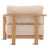 Solana Teak Outdoor Arm Chair For Sale - Image 4 of 7