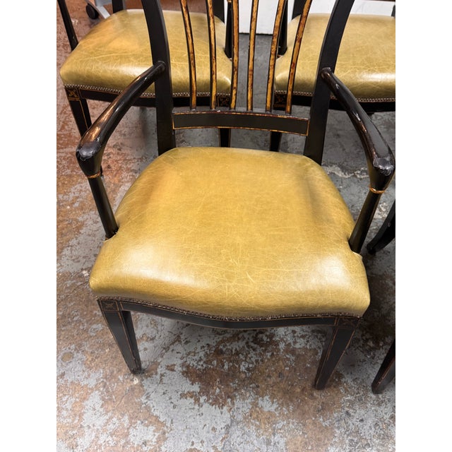 Wood Sloan Miyasato Gothenburg Armchairs, Set of Eight For Sale - Image 7 of 12