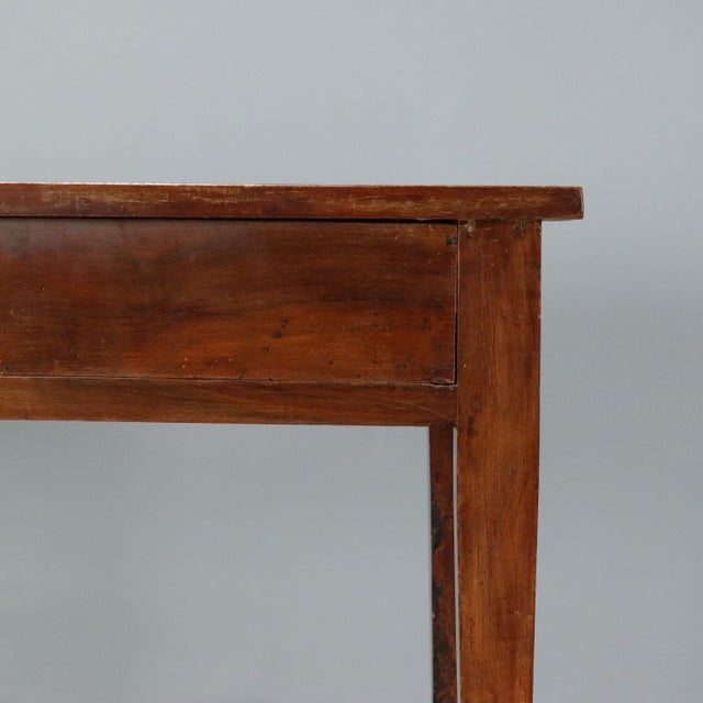 Directoire Walnut Desk, Italy, 19th Century For Sale - Image 6 of 10
