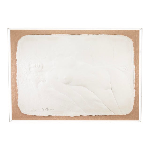 Frank Gallo the Faint Signed Contemporary Cast Paper Relief Sculpture 75/150 For Sale