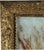 Late 19th Century Antique 19th Century Floral Oil Painting on Glass Pane in Victorian Faux Bois Gilt Frame For Sale - Image 5 of 10