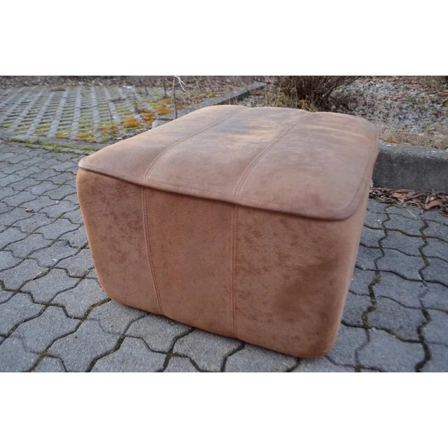 Vintage DS-44 Neck Leather Ottoman Pouf from De Sede, 1970s For Sale - Image 4 of 13
