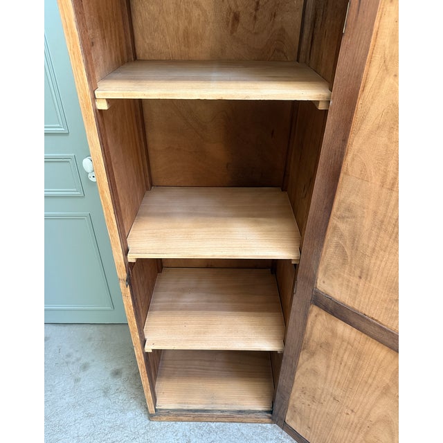 Vintage Oak Bonnetière, 1950s For Sale - Image 13 of 14