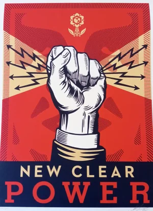 Shepard Fairey Obey, New Clear Power, 2022
