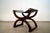 1960’s Hollywood Regency Leather & Brass Sling Stool For Sale In Los Angeles - Image 6 of 12
