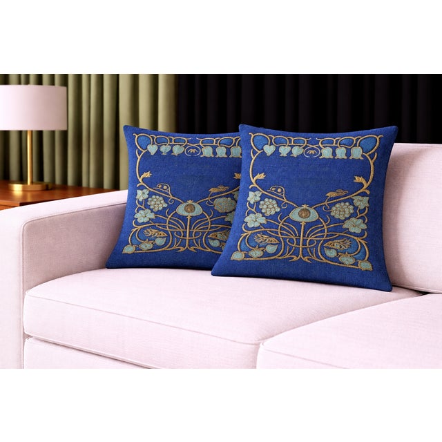 2020s Exquisite Luxury Arts & Crafts Sofa Cushions / Pillows Cushion Cover Only For Sale - Image 5 of 5