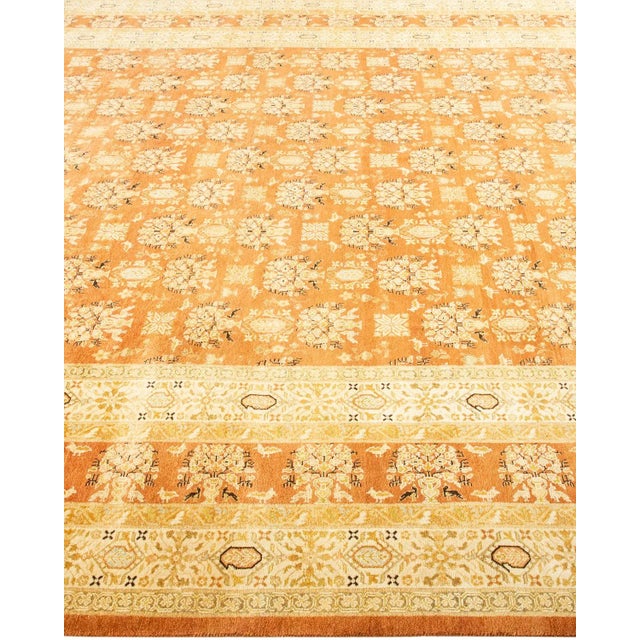 Solo Rugs Mogul, One-of-a-Kind Hand-Knotted Area Rug in Brown, 8' 1" x 10' 2" For Sale - Image 4 of 8