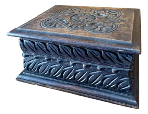 Antique English Oak Box