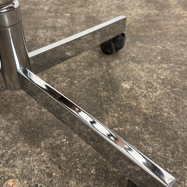 Arden Riddle 1971 Oak Swivel Rocking Mid Century Office Chair on Casters For Sale - Image 12 of 12