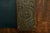 Tiffany Studios New York Zodiac Pattern Bronze Blotter Ends With Leather Desk Blotter For Sale - Image 9 of 14