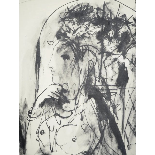 Pablo Picasso, The Mask, Lithograph and Stencil For Sale - Image 4 of 6