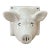 1980s Folk Art Ceramic Pig Wall Hanging For Sale