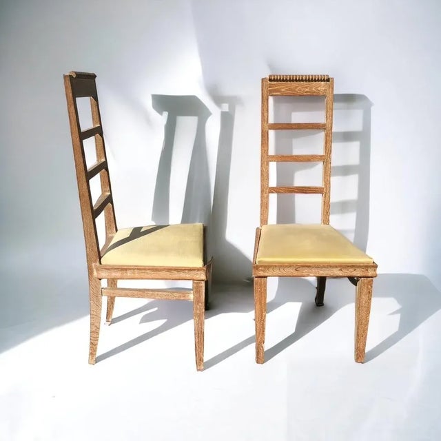 Side Chairs in Oak, 1950s, Set of 6 For Sale - Image 4 of 8