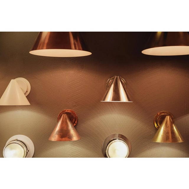 Hans-Agne Jakobsson 'Tratten' Darkly Patinated Outdoor Sconce For Sale - Image 12 of 12