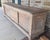 Light Gray Antique Texas Mercantile Counter Cabinet For Sale - Image 8 of 11