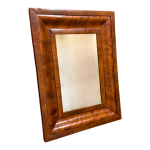 **Gorgeous Antique Walnut Mirror**Intricate Detailing Elegant Design**