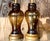 Vintage Boho Smoked Glass Ginger Jar Lamps - a Pair For Sale - Image 11 of 13