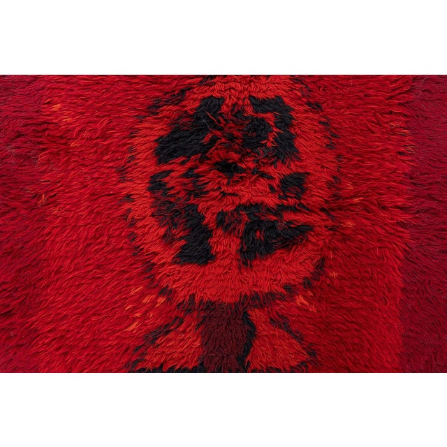 Swedish Rya Rug by Irja Mikkola Doris Leslie Blau Collection For Sale In New York - Image 6 of 10