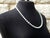 Early 20th Century Vintage Art Deco Celadon Jade Beaded Necklace, 24.5 Inches, 1920s For Sale - Image 5 of 10