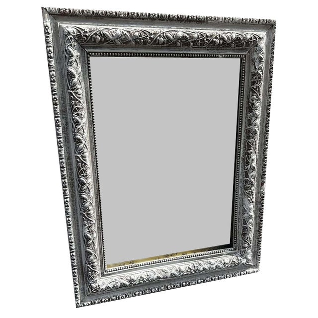 Antique 19th Century French Painted Mirror For Sale